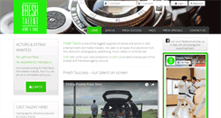 Desktop Screenshot of freshtalent.net.nz